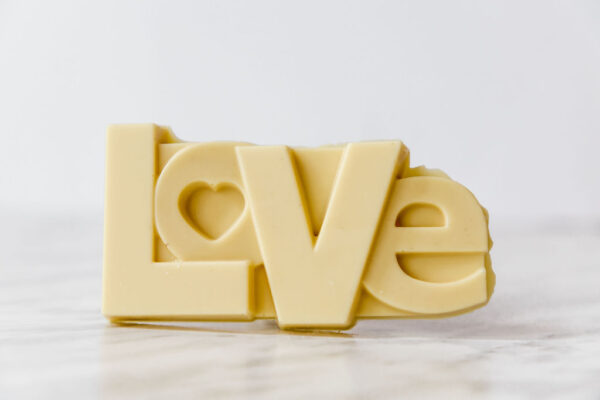 White Chocolate LOVE bar large