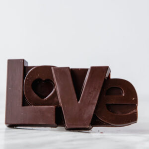 Dark Chocolate Love Bar Large