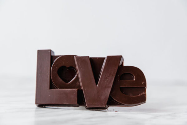 Dark Chocolate Love Bar Large