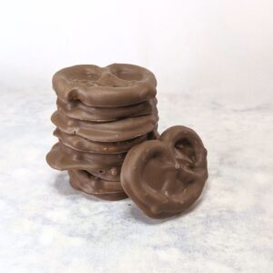 Milk Chocolate Pretzels Stacked