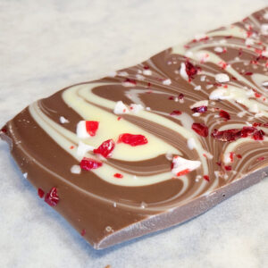 Milk Chocolate Peppermint Swirl Bark